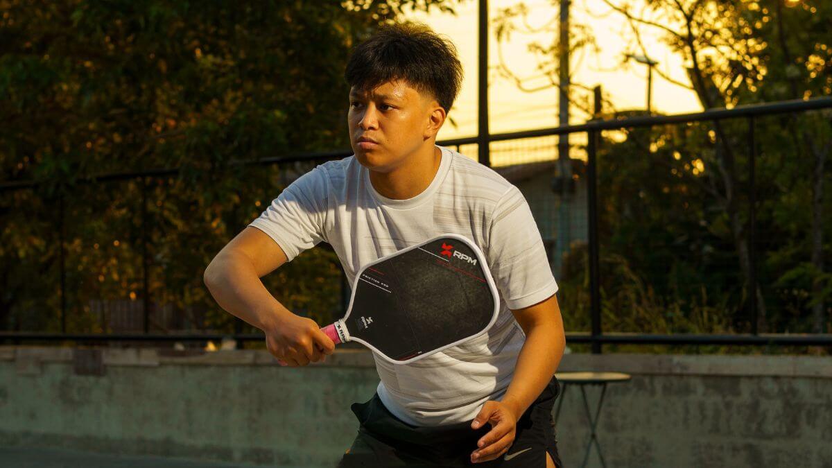 Cebu Pickleball Coach - 02 - Coach Jan-Jan - for intermediate players, showing how to perform the netting game